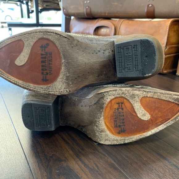 Corral Brown Black Wing and Cross Boots A1241 - Picture 5 of 6